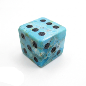 Stone African Turquoise D6 <b>Dice</b> Cube Natural Gemstone Crystal Stone D6 <b>Dice</b> Engraved Stone Custom <b>Dice</b> Sets - Product Image 2