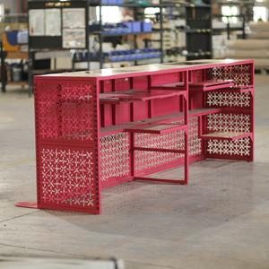 Comptoirs de caisse en carton écologiques ADONG Modèle A58 Usage commercial |   Design moderne, durable, dimensions personnalisables, OEM - Product Image 1