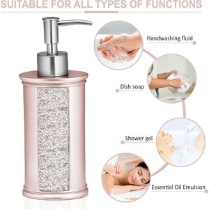 Set di Accessori da Bagno Moderno e Classico di Lusso, 4 Pezzi, Include Dispenser per Sapone Liquido, Bicchiere, Portaspazzolino, Portasapone - Product Image 2