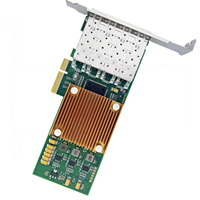 Adaptateur réseau SFP PCIe X4 à 4 ports 1 Gbit/s pour pare-feu et serveurs - Produits de mise en réseau