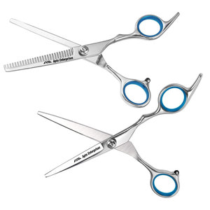 Stainless Steel Hair Cutting & Thinning Scissor Set Hairdressing Styling <b>Tools</b> for Barber Beauty Salon & Home Use <b>Precision</b> - Product Image 5