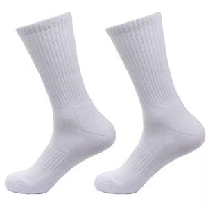 Calcetines Blancos de Algodón 100%, Transpirables, Tejidos, de Color Sólido, para Adultos, Uso Diario Informal, Estilo Veraniego, Corte Regular, Alta Calidad - Product Image 5