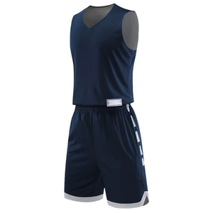 Ensembles d'uniformes de basketball vierges de haute qualité, personnalisables, en maille respirante, vêtements de sport à séchage rapide, shorts d'entraînement d'équipe, DIY - Product Image 4