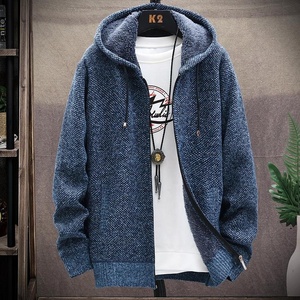 Pull à capuche épais en polaire pour homme, automne/hiver, 100% coton, camouflage, tricoté, écologique, 2022 - Product Image 1
