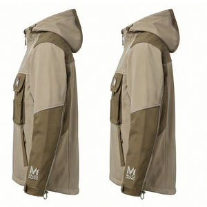 Veste imperméable à capuche unisexe pour l'hiver, vente en gros, personnalisation de la marque, mode streetwear, Europe, États-Unis, coupe-vent de qualité supérieure - Product Image 4