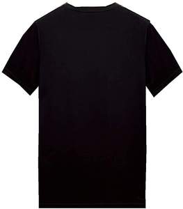 เสื้อยืดแขนสั้นสีดำสำหรับผู้ชาย ลายปลาคาร์ฟประดับเพชร คอกลม ทรงลำลอง พิมพ์ลายกลิตเตอร์ ดีไซน์แบบสั่งทำ ทรงหลวม - Product Image 4
