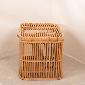 Eco Friendly Natural Rattan Trunk Box Cheap Price Woven Wicker <b>Chest</b> Trunks Organizer Wholesale From Vietnam - Product Image 3
