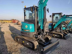 Excavadora de cadenas usada profesional de 3 toneladas con controles de joystick piloto y cabina para operador apta para todo tipo de clima para construcción - Product Image 6