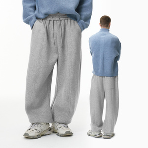 2026 New Wholesale Custom Cotton Men's Casual Joggers Oversized Streetwear Baggy Sweatpants Trousers - Product Image 3
