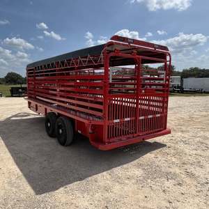 Semirremolque de 3 Ejes y 60 Toneladas con Barandas para Carga, Almacenamiento y Transporte de Ganado/Vacas/Cerdos/Aves de Corral en Venta - Product Image 2