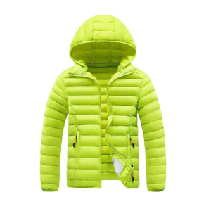Warm Quilted Bomber <b>Jacket</b> with Full <b>Zip</b> Casual Winter Coat for Men Windproof and Insulated Puffer Outwear Letter Pattern - Product Image 1