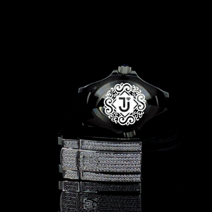 Montre de luxe haut de gamme entièrement automatique avec mouvement à quartz sertie de diamants Moissanite VVS, bracelet en acier inoxydable, disponible en promotion - Product Image 5