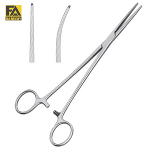 Pinces hémostatiques BENGOLEA à dents de rat 1x2 droites, certifiées CE, instrument chirurgical - Product Image 1
