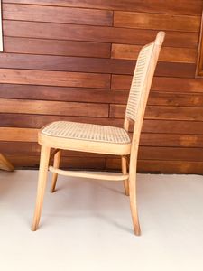 Karya Solid Teak Wood & Rattan <b>Dining</b> <b>Chair</b> for Villa <b>Dining</b> Room Furniture - Product Image 4