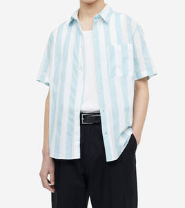 Chemise décontractée pour homme, style mature léger, manches longues, blanche, confortable, tendance, la plus vendue, idéale pour les vacances, OEM - Product Image 1