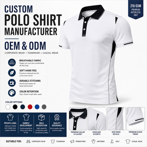 Camiseta Polo de Marca Privada al por Mayor, Personalizable con Logotipo, Diseño con Botones, Tejido de Punto Jersey para Ropa Deportiva, Nueva - Product Image 4