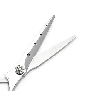 Ciseaux professionnels pour la coupe des cheveux, acier inoxydable 440C, lame tranchante, manche long, pour droitiers - Product Image 3