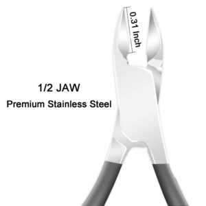 Coupe-ongles professionnel en acier inoxydable Harbor Industry, ouverture large de 10 mm, lame plate, pointe acérée, pour ongles épais des doigts et des orteils, adulte - Product Image 4