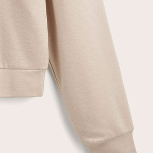 Sudaderas con Capucha de Punto para Mujer, Estilo Nuevo, Otoño/Invierno, 100% Algodón, Logotipo Personalizado Impreso, Antiarrugas, Transpirables, Precio al por Mayor - Product Image 5