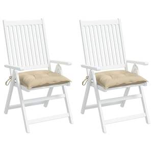 ชุดเบาะรองนั่งกลางแจ้งสีเบจ 2 ชิ้น - Product Image 3