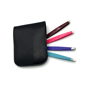 Pinzas para Cejas de Punta Inclinada de Diseño Personalizado RMI, Estilo Clásico, Acero Inoxidable con Recubrimiento de Color, Duraderas y Ligeras - Product Image 5