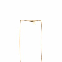 Collier minimaliste en or rose avec chaîne en corde Namivaa, bijoux classiques et simples pour femmes, pour un usage quotidien ou un anniversaire