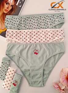 Braguitas de Bikini con Estampado Floral para Mujer, Personalizadas, de Nailon y Spandex, Transpirables, Sexys, Sin Costuras, Ecológicas, Tejidas con Patrón - Product Image 3