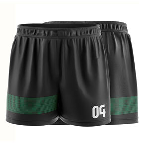 <b>Men</b> <b>Red</b> Solid Sport <b>Shorts</b> Front Logo Mid Elastic Waist White Side Stripes Quick Dry 100% Polyester 80g Digital Printed Summer - Product Image 4