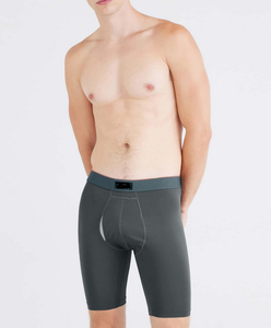 Venta al por mayor directa de fábrica OEM: Calzoncillos bóxer largos deportivos para hombre con soporte de levantamiento, cómodos, con diseño de logotipo personalizado y alto rendimiento. - Product Image 5