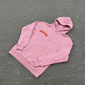 Sweat-shirts à capuche pour hommes en coton 100% surdimensionnés et épais, effet délavé, avec logo brodé personnalisé – Collection Hiver – Meilleures ventes - Product Image 1