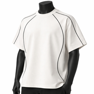 Camiseta Deportiva Transpirable de Manga Corta con Cuello Mandarín para Hombre, para Adultos, para Entrenamiento Atlético - Product Image 4