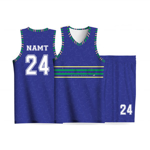 Conjunto de Uniformes de Baloncesto Personalizados al por Mayor para Hombre, sin Mangas, de Secado Rápido, Sublimados, para Equipos, OEM, ODM - Product Image 3