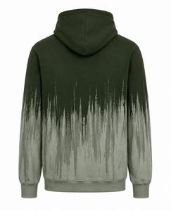 เสื้อฮู้ดผู้ชายทรงปกติ พิมพ์ลายไล่เฉดสี สไตล์ลำลอง สตรีทแวร์ ผ้าฝ้ายฟลีซ เป็นมิตรกับสิ่งแวดล้อม ระบายอากาศได้ดี มีกระเป๋า - Product Image 5