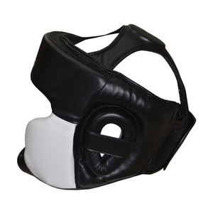 Casco de Boxeo Profesional en Oferta, Protector de Cabeza Deportivo con Logotipo Personalizado, Equipo de Entrenamiento de Seguridad Hecho de Cuero - Product Image 2