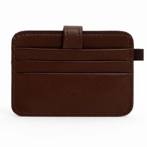 Porte-cartes en cuir PU couleur unie tendance, porte-monnaie de luxe, mini portefeuille DESIGNERS - Product Image 2