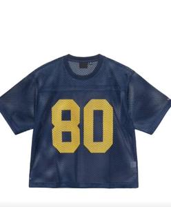 Maillot de football américain personnalisé en polyester de haute qualité, respirant, avec logo brodé et imprimé, séchage rapide, vente en gros OEM - Product Image 4