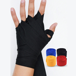 Vendas de Boxeo Ajustables, Duraderas y Ecológicas, con Logotipo Personalizado, de Algodón Elástico, para Entrenamiento de MMA, Soporte de Muñeca Profesional para Gimnasio - Product Image 5