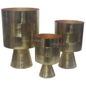 Macetero de Interior Multiusos Resistente con Recubrimiento de Polvo de Hierro y Drenaje - Product Image 3