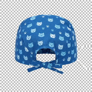 Gorros de Enfermera Unisex con Estampado de Dibujos Animados Personalizados, Gorro de Trabajo para Doctor, Gorro Quirúrgico Ajustable para Uniforme de Enfermera - Product Image 2