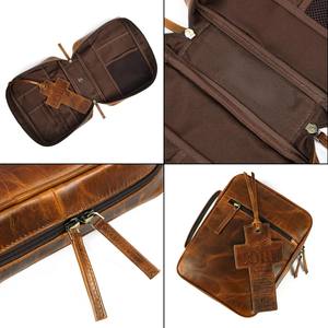 Étui à fermeture éclair en cuir véritable pour Bible, personnalisable avec logo, housse de livre chrétienne faite à la main, pochette de voyage OEM - Product Image 4