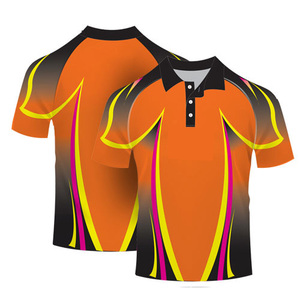 Uniforme de travail unisexe personnalisé en maille respirante, 100 % polyester, séchage rapide, avec logo brodé, pour le sport et le golf - Product Image 5