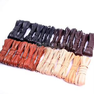 Natural Flat <b>Leather</b> Cord 3mm Soft Genuine <b>Leather</b> Band for DIY <b>Bracelets</b> & Gifts - Product Image 6