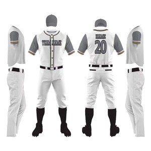 Maillot de baseball personnalisé pour hommes et femmes, uniforme sportif, vente en gros, directement de l'usine, OEM, vêtements de sport respirants, Zunair Industry - Product Image 1
