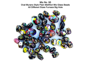 Gorgeous Small Size Round Murano Millefiori Mix Glass Beads For Jewelry Making Crystal Lampwork Glass In Bulk Quantity Exports - Product Image 4