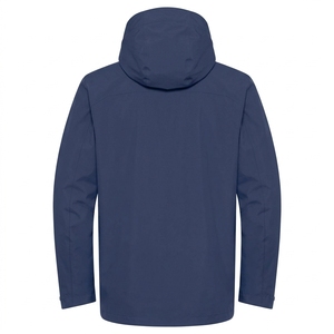 Chaqueta Acolchada Impermeable con Capucha para Hombre, Color Sólido, Corte Regular, Cierre de Cremallera, Ropa de Invierno para Exteriores, Más Vendida - Product Image 3