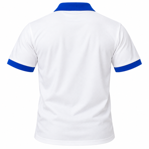 Phi Beta Sigma Men's White <b>Polo</b> <b>Shirt</b> <b>Royal</b> <b>Blue</b> Collar Short Sleeve Sigma Letter Embroidery Fraternity Casual Sportswear <b>Polo</b> - Product Image 4