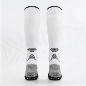 North Approach <b>Knee</b> <b>High</b> <b>Socks</b> White Breathable Soccer <b>Socks</b> for Adults Summer Sports Wear - Product Image 2