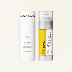 Loción para mujeres VANAVA Cosmetics Dual Moisturizer Oil And Cream 160ml Duo Cream Oil 80ml Cream 80ml - Product Image 4