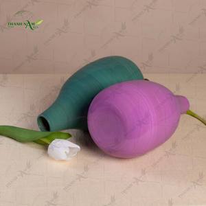 Vase décoratif en bambou Art Déco - Forme pure, cadeau d'anniversaire avec une présence intemporelle en provenance du Vietnam - Product Image 6