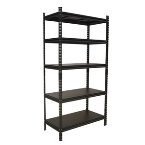 Estantería Metálica Resistente de 5 Niveles y 61 cm, con Recubrimiento de Polvo Negro Mate, sin Pernos, para Almacenamiento en Garaje, Venta al por Mayor - Product Image 5